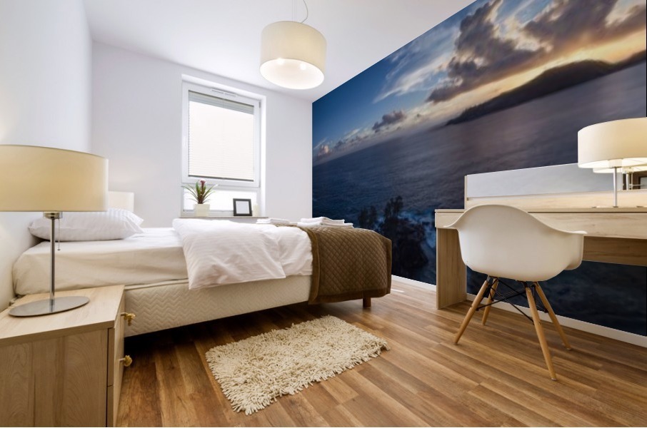 Sunset Seychelles Mural print