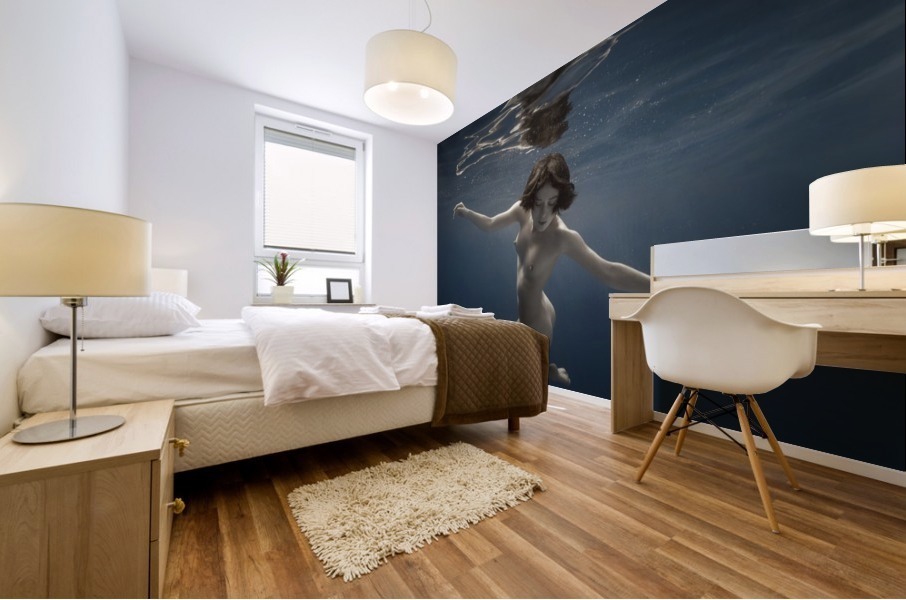 Water drop Mural print