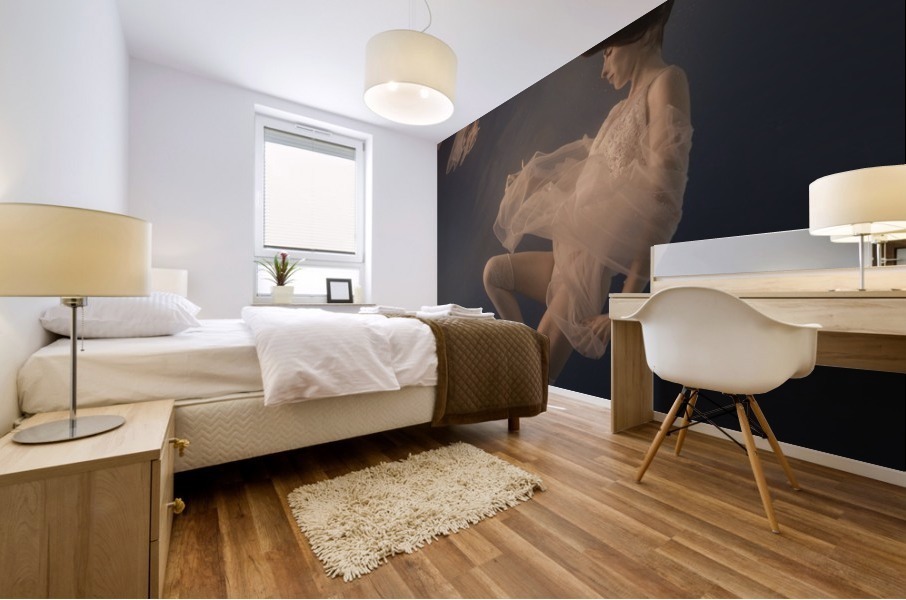 Beauty weightlessness Mural print