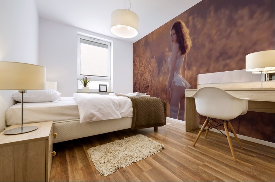 Warm autumn Mural print