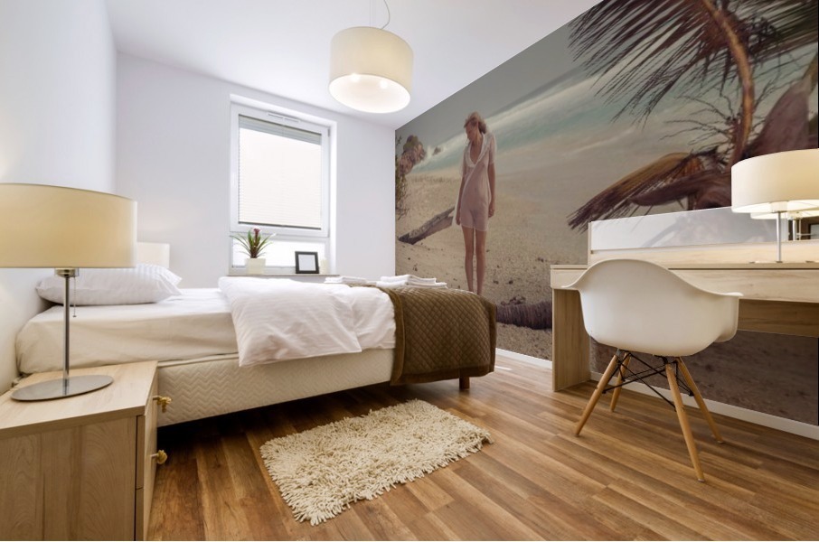 Wild beach Mural print