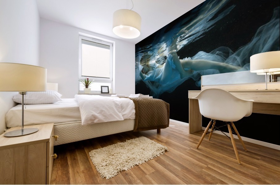 Black and white Mural print
