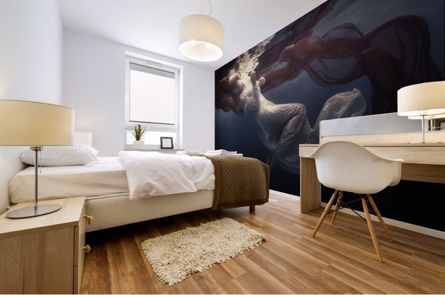 Light and darkness Mural print