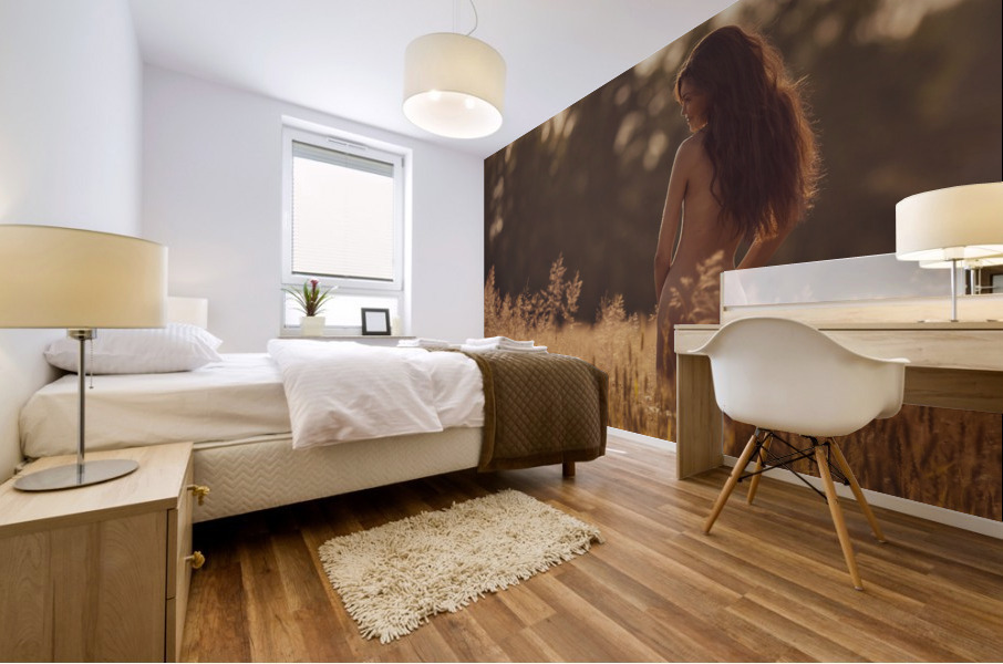 Warm evening Mural print