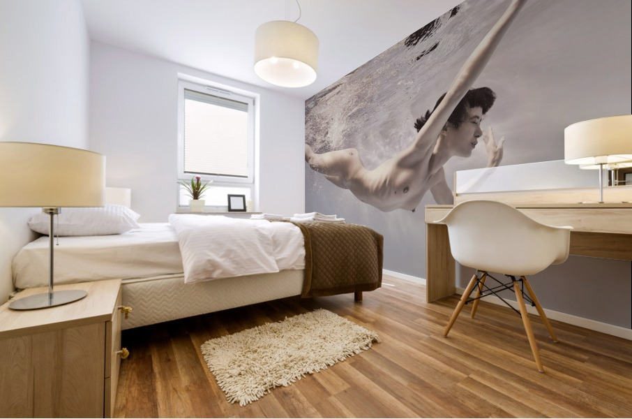 Like a bird Mural print