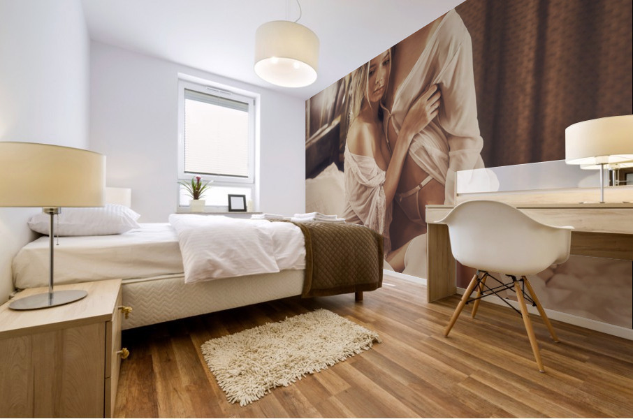 Beautiful evening Mural print