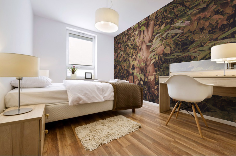 Camouflage Mural print