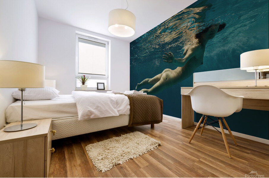 underwater fantasy Mural print
