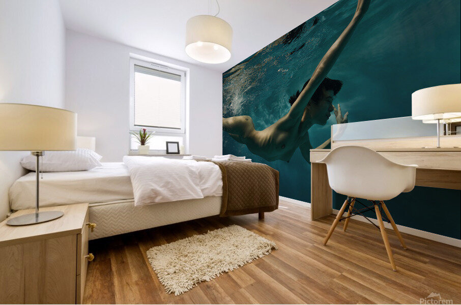 underwater fantasy Mural print
