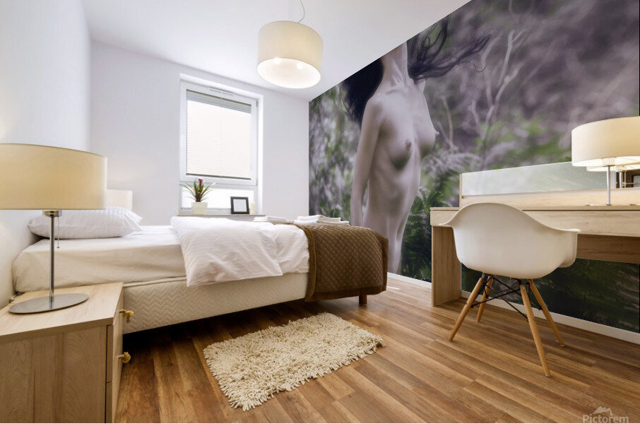Fern flower Mural print