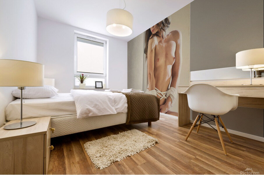 Mademoiselle Mural print