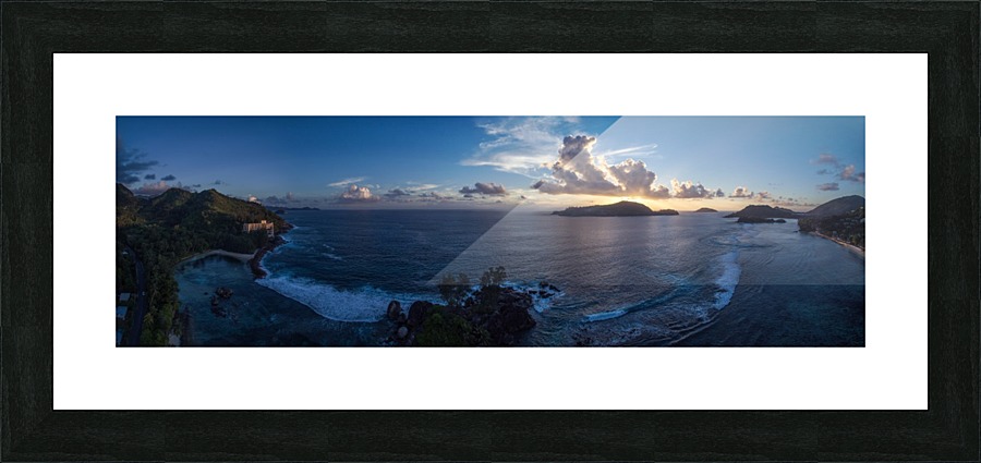 Sunset Seychelles Picture Frame print