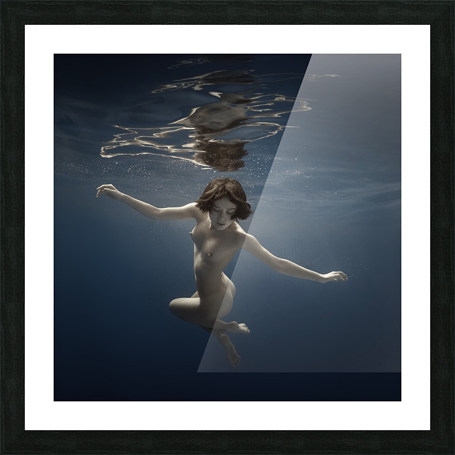 Water drop Picture Frame print