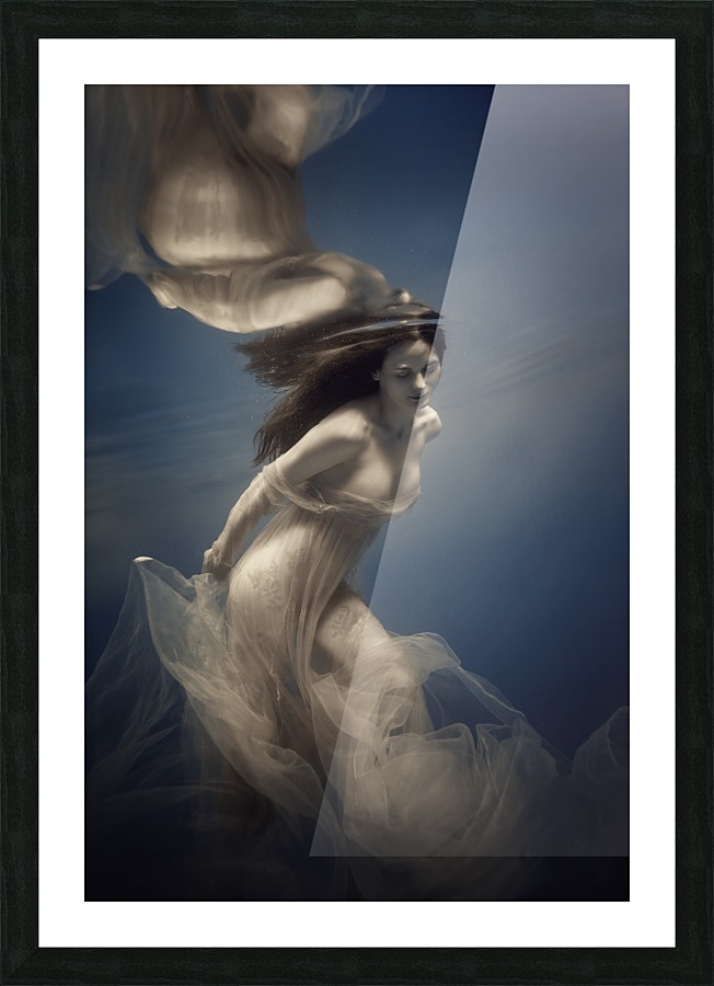 light in the darkness Picture Frame print