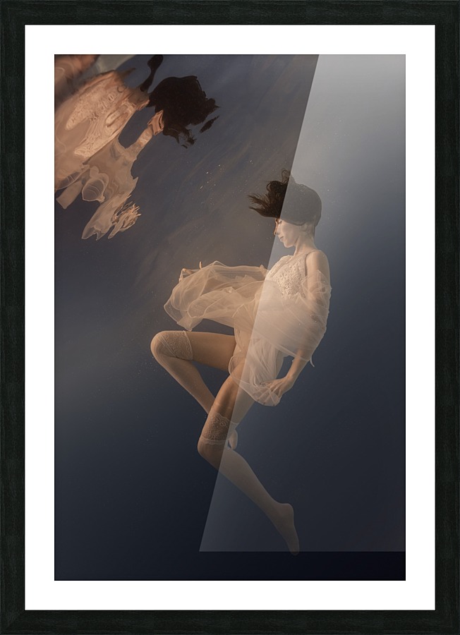 Beauty weightlessness Picture Frame print
