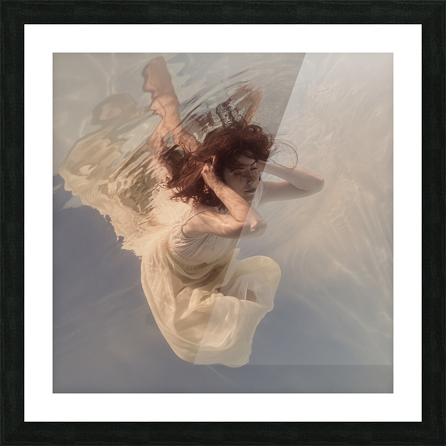 Light and water Picture Frame print