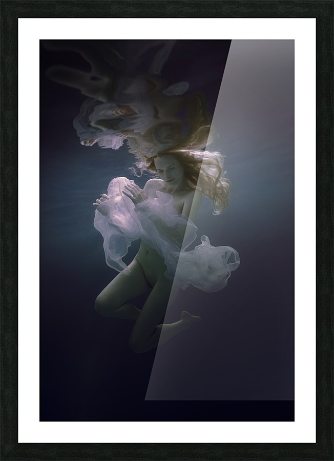 Light and darkness Picture Frame print