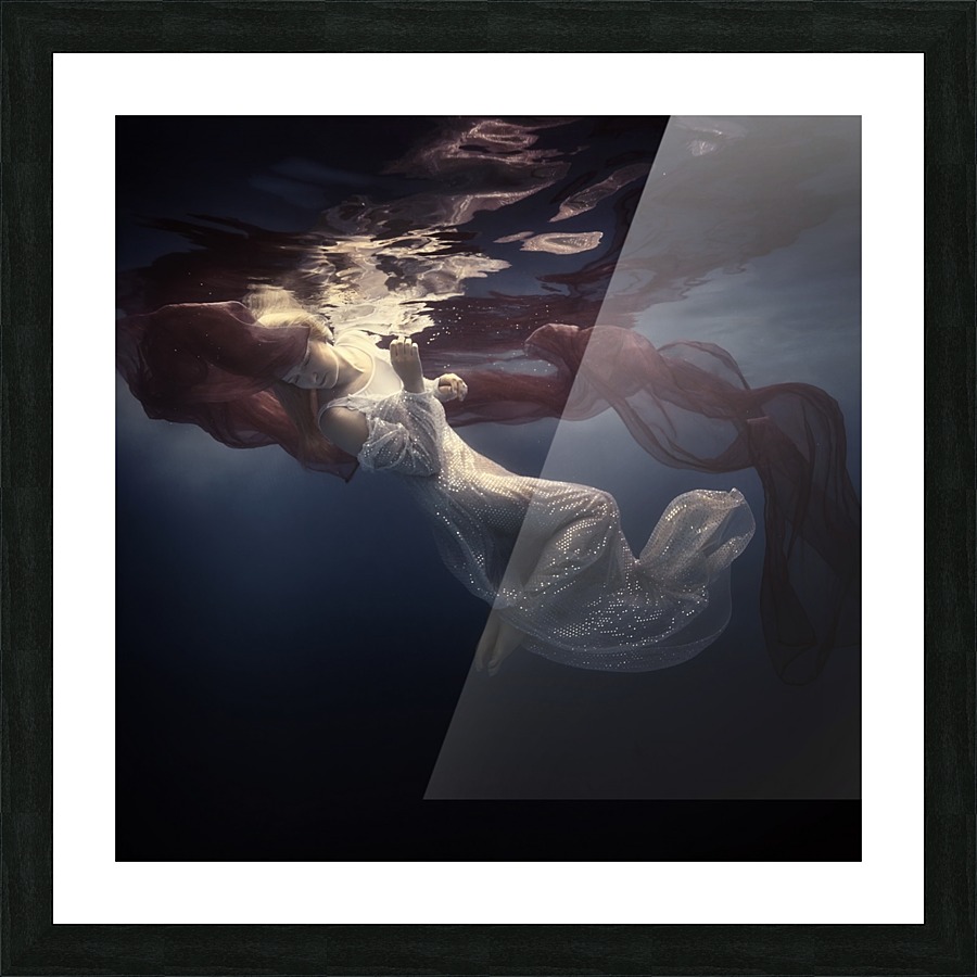 Light and darkness Picture Frame print