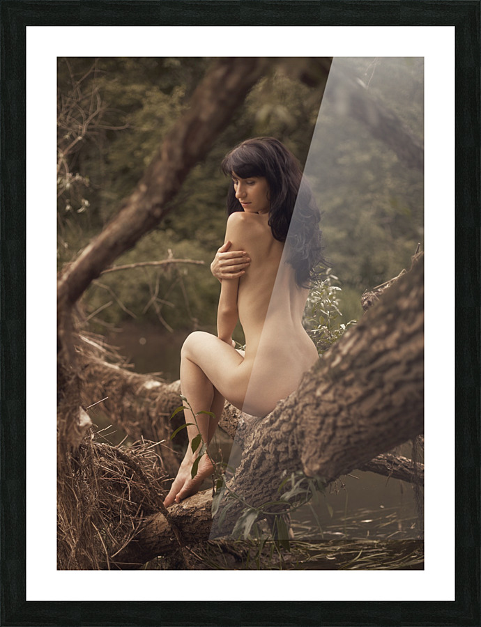 River nymph Picture Frame print