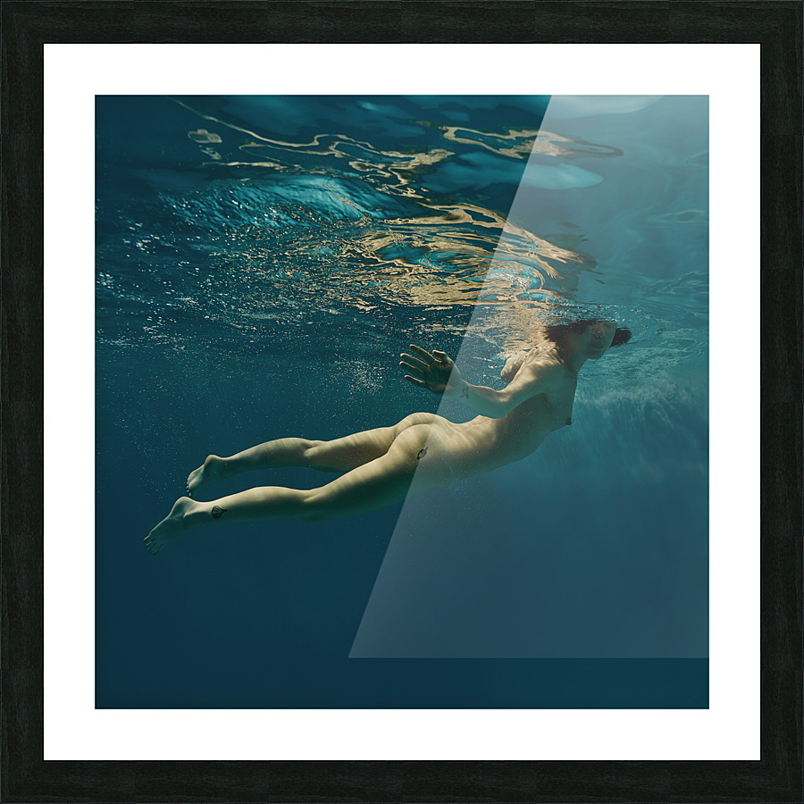 underwater fantasy Picture Frame print