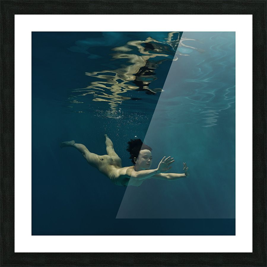 underwater fantasy Picture Frame print