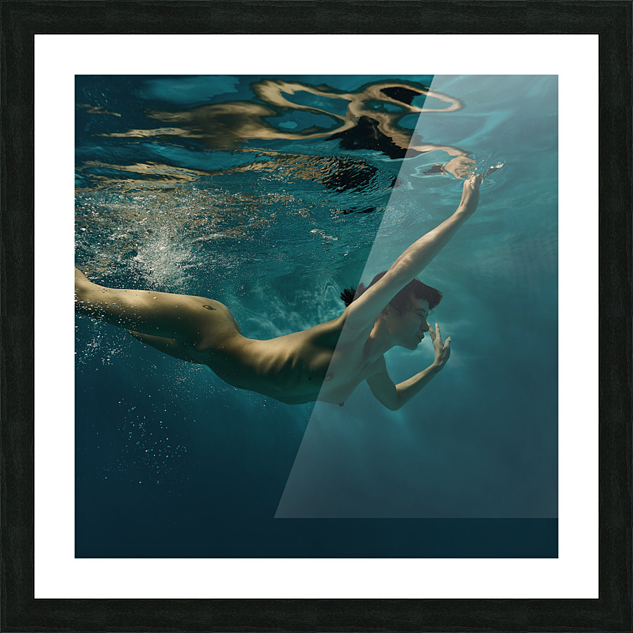 underwater fantasy Picture Frame print