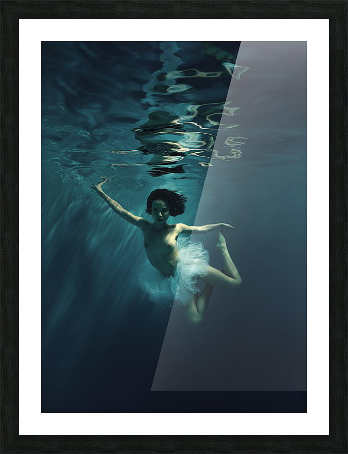 underwater fantasy Picture Frame print