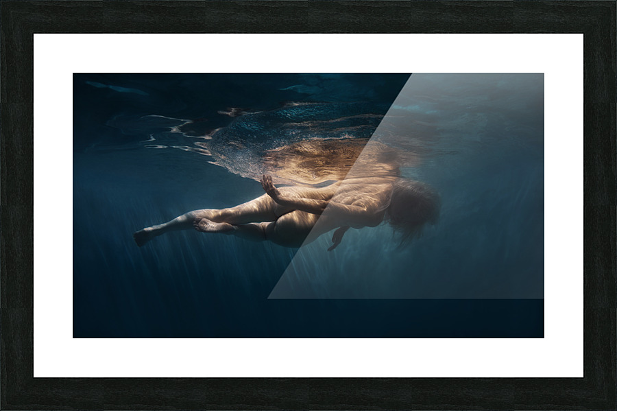 Light and darkness Picture Frame print