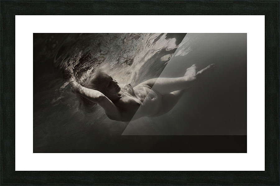 Light and darkness Picture Frame print