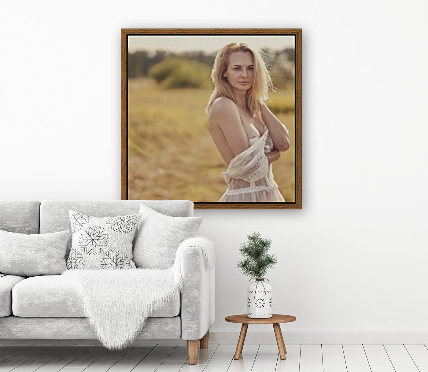  Summer portrait Reproduction