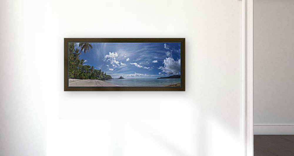 Panorama beautiful view of Seychelles by Dmiry Laudin