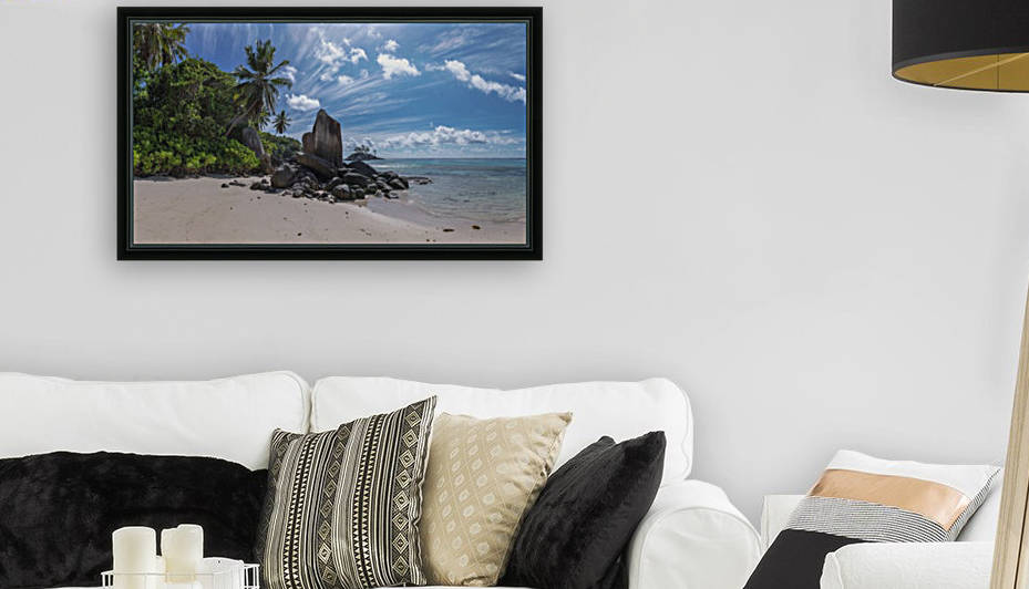 Panorama beautiful view of Seychelles by Dmiry Laudin