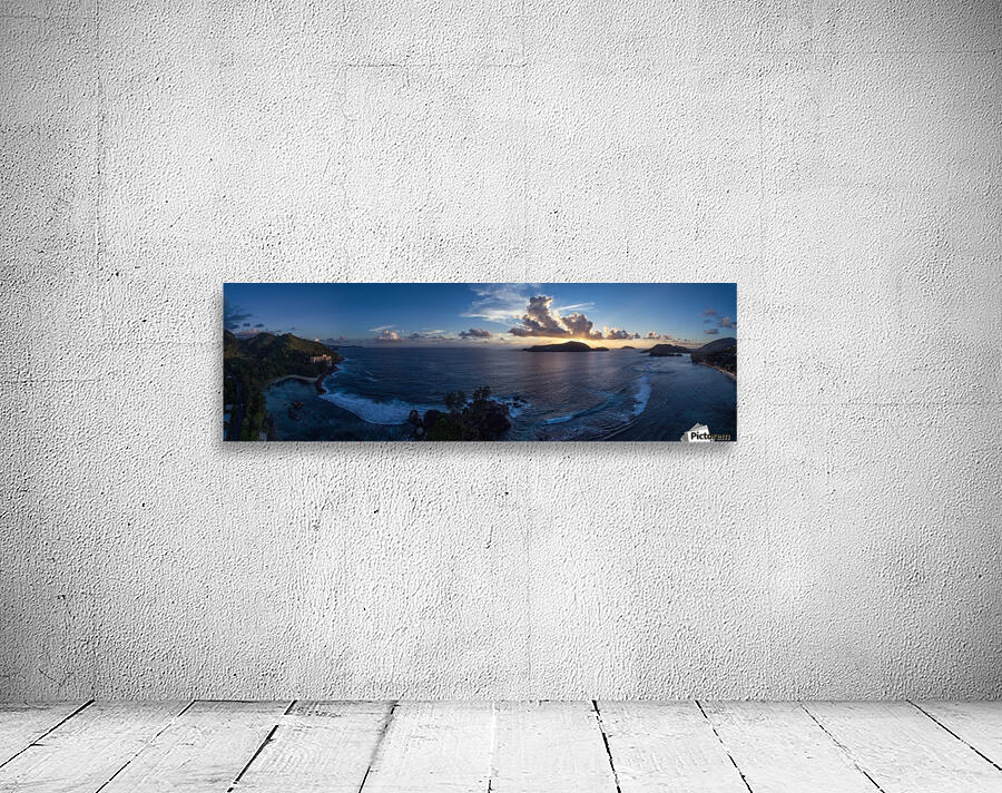 Sunset Seychelles Wall Preview