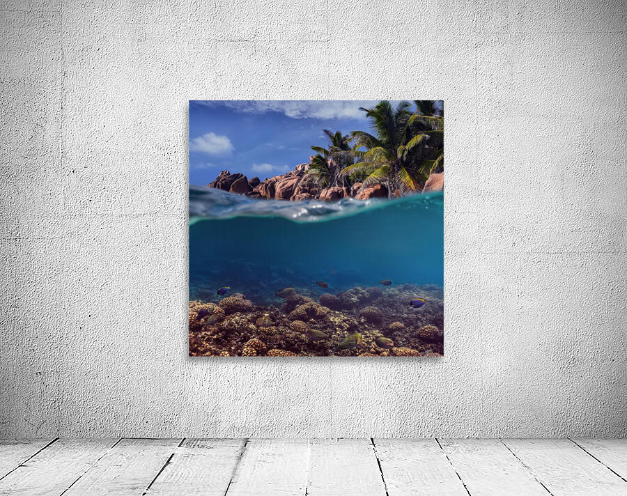 Split. Tropical island Wall Preview