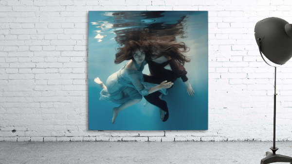 Two mermaids Wall Preview
