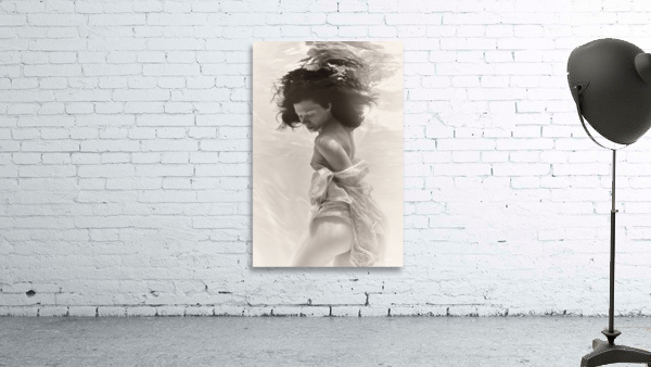underwater portrait Wall Preview