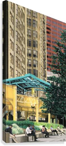 Federal Street Canvas Print