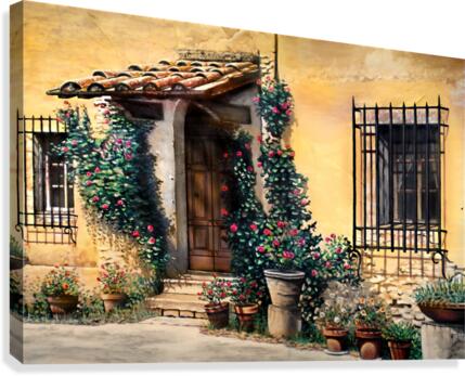 Tuscany Doorway Canvas Print