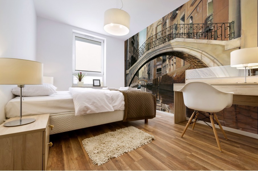 Venice Bridge Mural print
