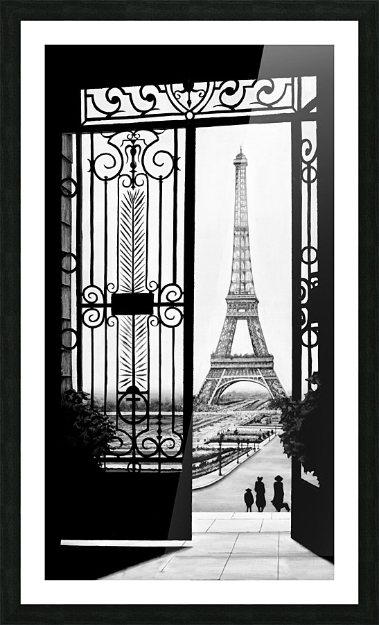 Vintage Paris  Picture Frame print