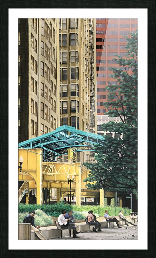 Federal Street Picture Frame print