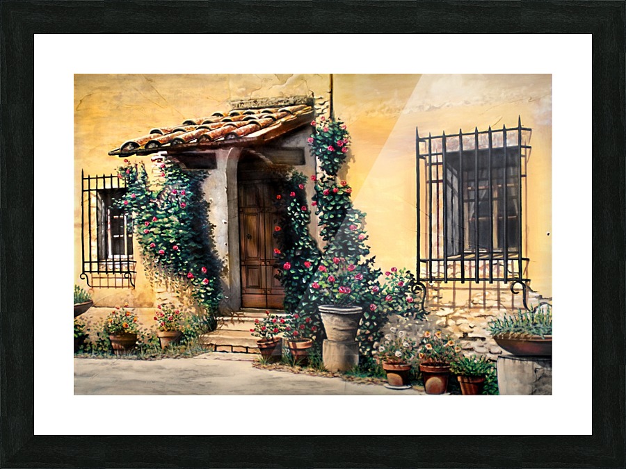 Tuscany Doorway Picture Frame print