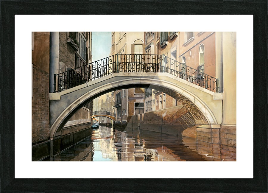 Venice Bridge Picture Frame print