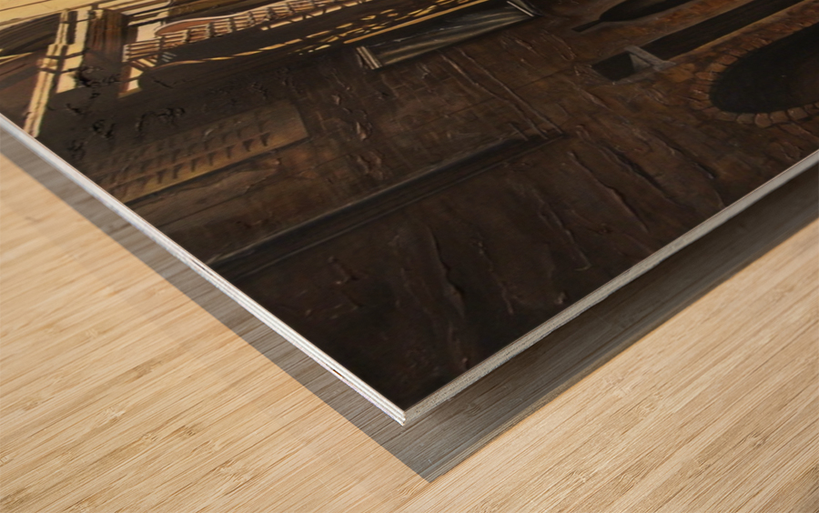 Sienna Wood print