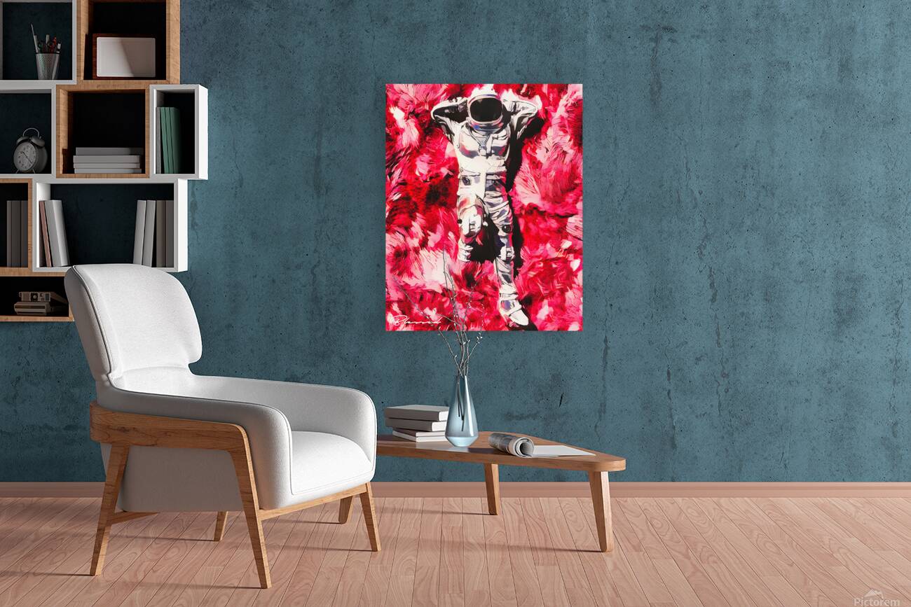 Astronaut in the Ruby Clouds Reproduction