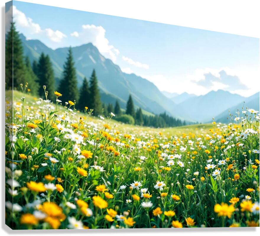 Flowers natural Canvas Print