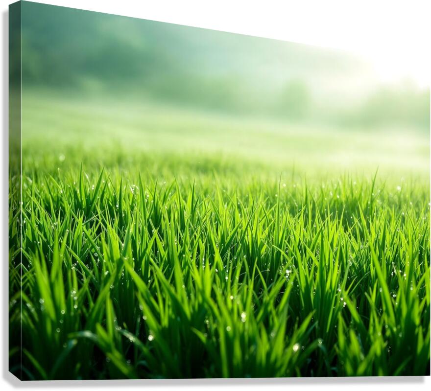 Field morning Canvas Print