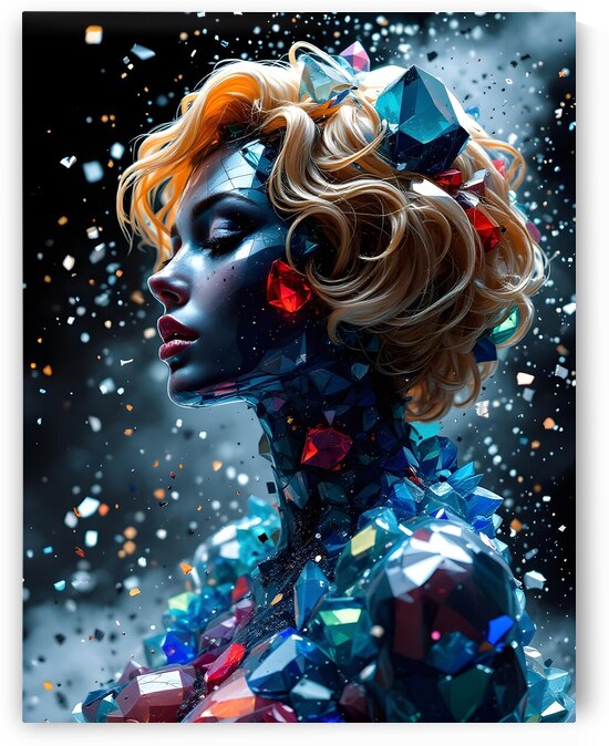 Rebirth in a Shower of Crystals by JoArt