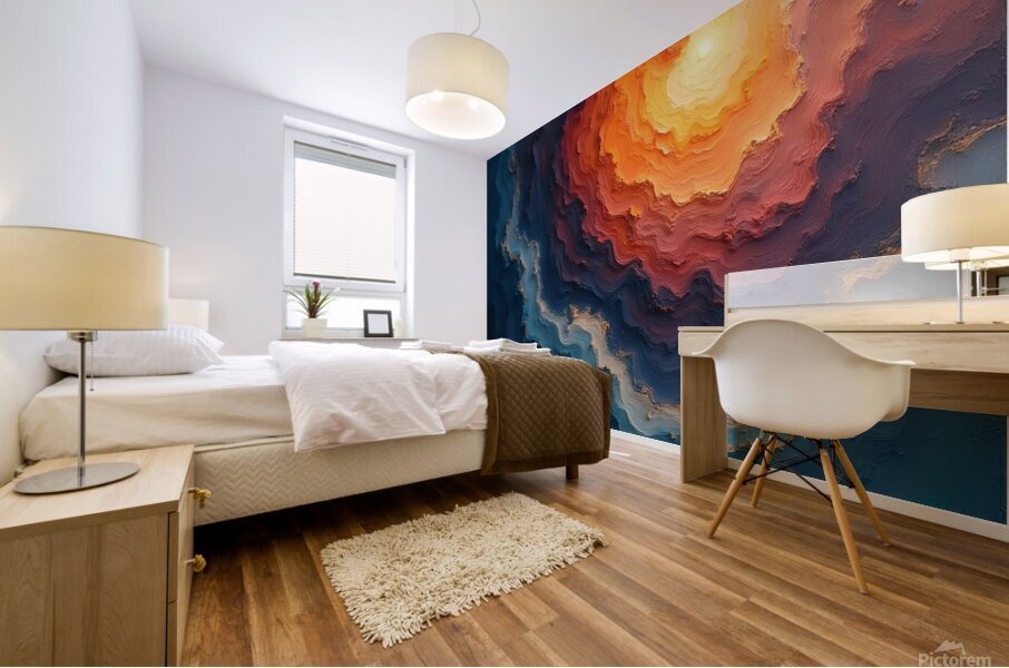 Sun s Embrace Mural print
