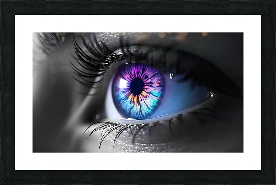 Eye iris  42900 Picture Frame print